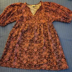 Universal Thread Puff Elbow Sleeve Babydoll Dress